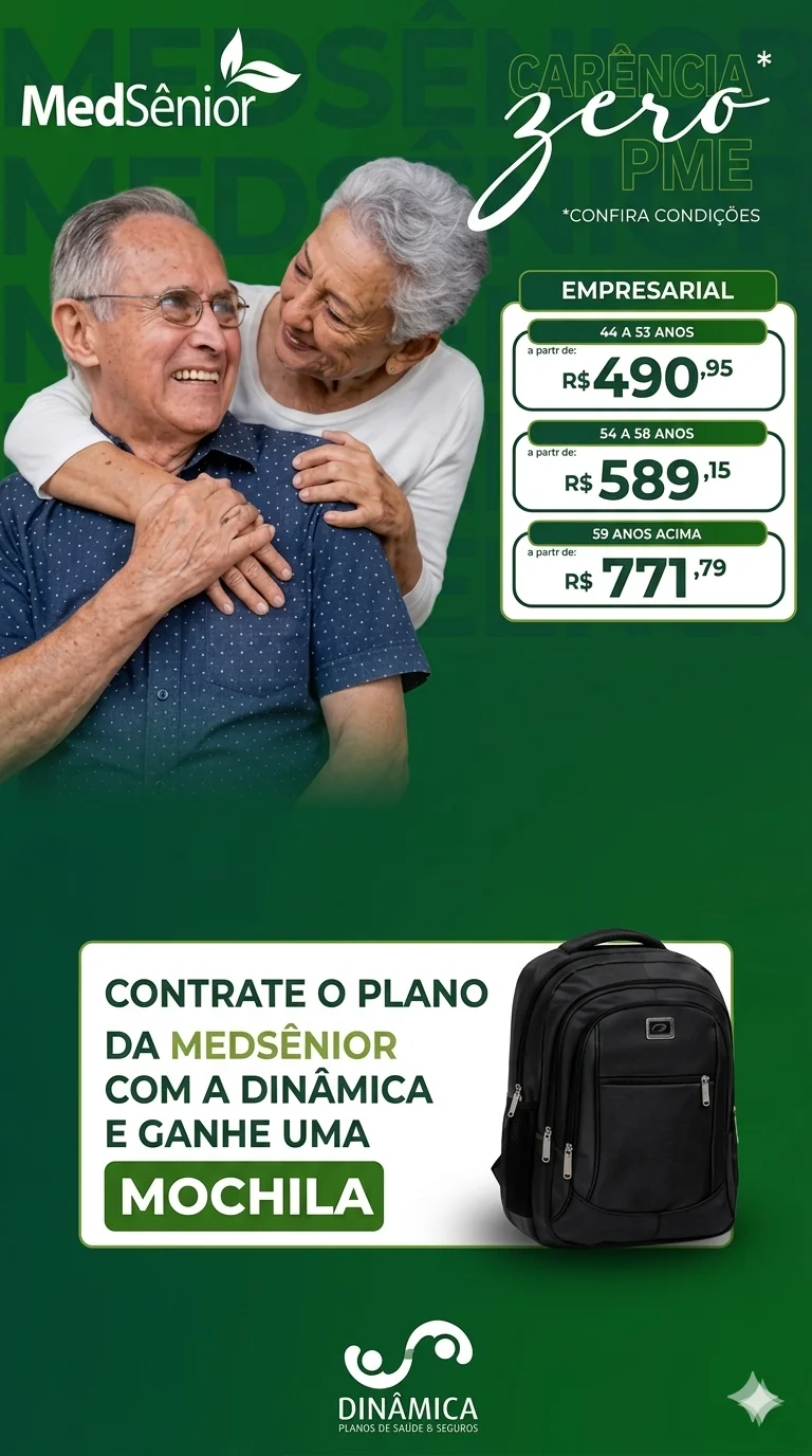MedSênior Empresarial PME - Carência Zero